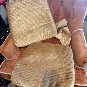 Gold Velvet Chair Cushions